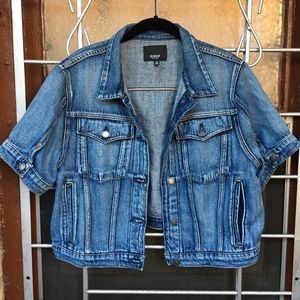 hudson short sleeve denim jacket